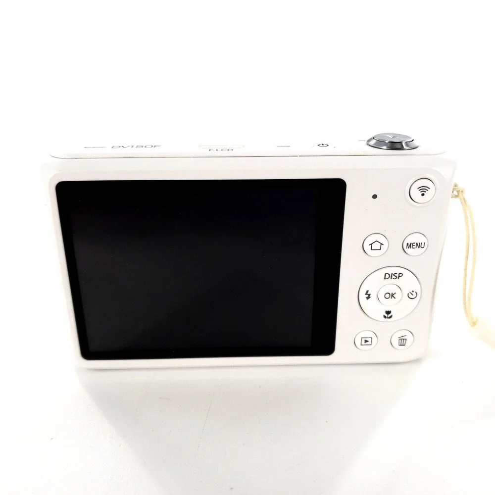 Samsung DualView DV150F 16.2MP Digital Camera White Complete In Box Tested Works